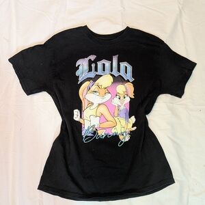 Lola Bunny Black Graphic Tee